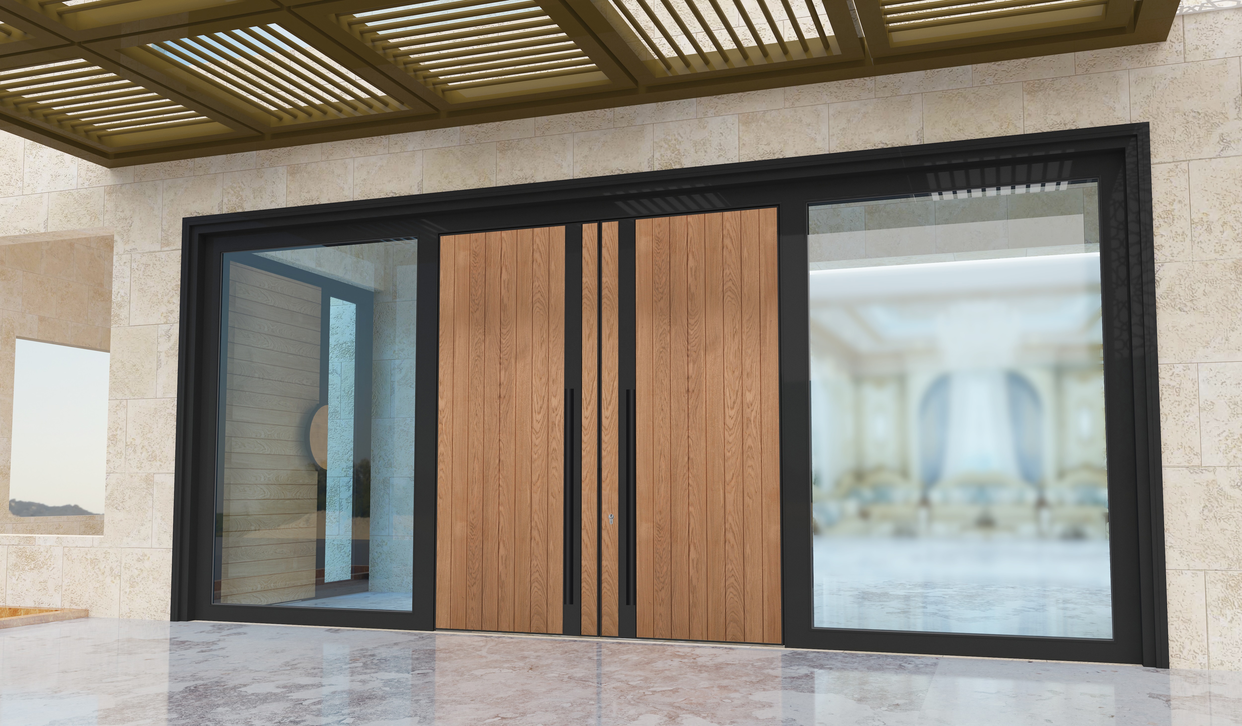 Custom-made Entrance Doors and Bollards